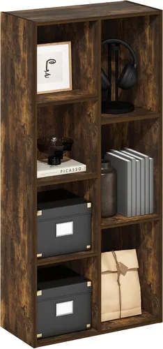 Miniatura 40 de Furinno - Estantería abierta reversible de 5 cubos, color blanco y rosado, 11069WH/PI Blanco/Rosa