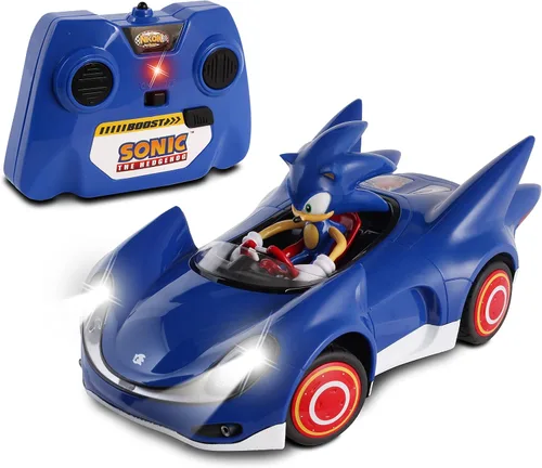 Miniatura 6 de NKOK Sonic NKOK Knuckles ATV R/C (con luces), para edades de 6 años en adelante, permite a los niños fingir conducir y divertirse al mismo tiempo.