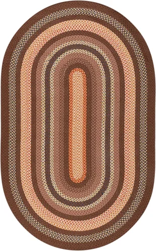 Miniatura 10 de Safavieh Braided Collection BRD313A tapete de lana hecho a mano color café, Algodón Marrón (Brown/Multi)