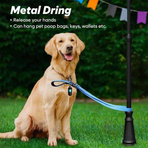 Miniatura 3 de Correa LED para perro de 4 pies, recargable con luz impermeable, seguridad que brilla en la oscuridad para caminar por la noche, nailon reflectante