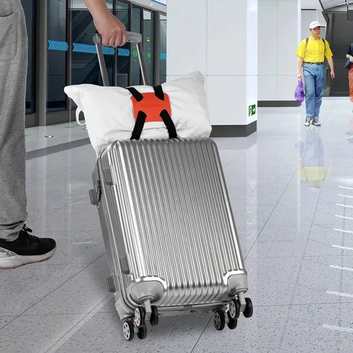 Miniatura 6 de Correas de equipaje para añadir una bolsa, fácil de viajar, maleta con correa elástica, maleta de alta elasticidad, bolsa de cinturón ajustable