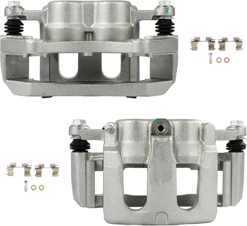 Miniatura 12 de SCITOO Pinza de freno delantera con soporte 19B2661, 19B2660 compatible con Acura ILX 2013-2015, Honda Civic 2013-2021, Honda CR-Z 2016, Honda Fit