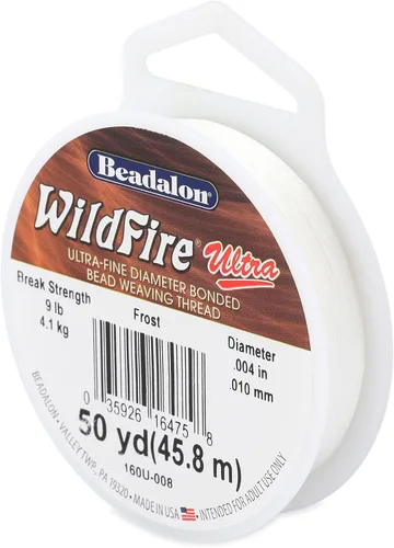 Miniatura 38 de Beadalon Wildfire Ultra - Beading Thread, Beading Supplies for Crafters, Jewelry Makers, Beaders. Braided Fishing Line