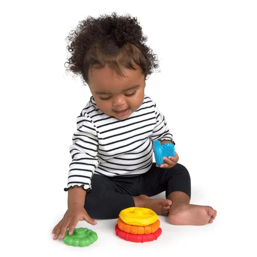 Miniatura 6 de Baby Einstein Cals Connectors - Juguete sensorial con eslabones texturizados, a partir de 0 meses en adelante