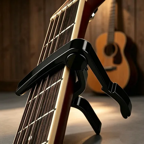 Miniatura 3 de Guitarra Capo Guitarra Abrazadera Kapo para Bajo Eléctrico Acústico Ukelele