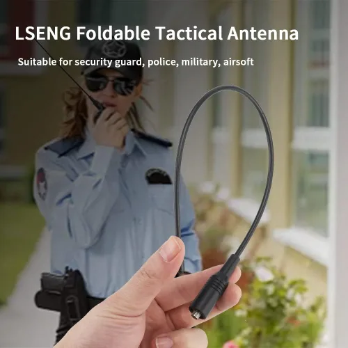 Miniatura 6 de Walkie Talkie Antena mejorada 14.96 pulgadas Whip Dual Band VHF/UHF SMA-Hembra Antenas para BTECH Baofeng UV-5R UV-82 Retevis Radio bidireccional