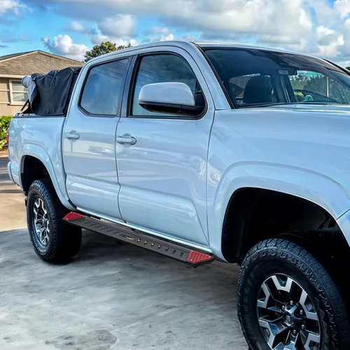 Miniatura 7 de OEDRO - Estribos de 6.5 pulgadas compatibles con 2007-2018 Chevy Silverado/GMC Sierra 1500, 2007-2019 Silverado/Sierra 2500HD 3500HD de 2 filas y 4