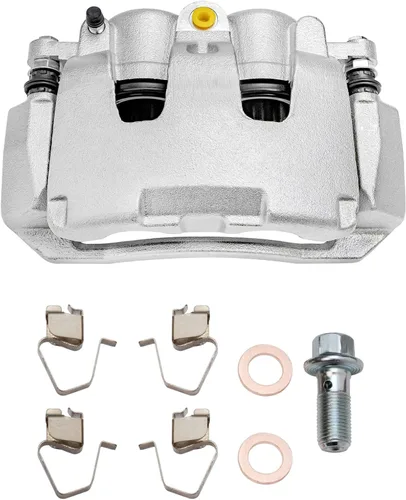 Miniatura 7 de Detroit Axle - Pastillas de Freno Delantero Izquierdo Reemplazo de Pinza de Disco para Dodge Ram 1500 Dakota Mitsubishi Raider - Juego de 3 piezas