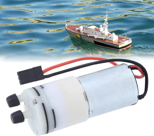 Miniatura 3 de Estink RC Boat Metal 3-6V 370 Bomba de refrigeración por agua en miniatura con motor, bajo ruido, enchufe JR para barcos RC Motor de refrigeración