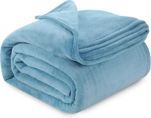 Miniatura 46 de Utopia Bedding Manta de forro polar negro, tamaño individual, ligera, mullida, suave, antiestática de microfibra (60 x 80 pulgadas)