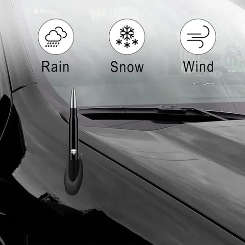 Miniatura 2 de Pack-1 - Antena tipo bala para automóvil, para GM Chevy Silverado 1500 2500 3500 HD Avalanche GMC Sierra 1500 2500 3500 Denali accesorios
