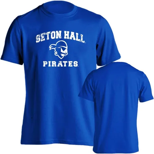 Miniatura 74 de Sport Your Gear NCAA Camiseta de manga corta retro con licencia oficial de aspecto desgastado para el día del juego, camiseta de espíritu deportivo