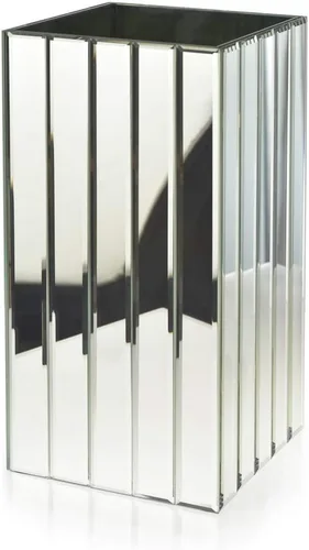 Miniatura 10 de Serene Spaces Living Jarrón de espejo oblongo, juego de 6, 12 pulgadas de largo x 4 pulgadas de ancho x 4 pulgadas de alto, vidrio de lujo