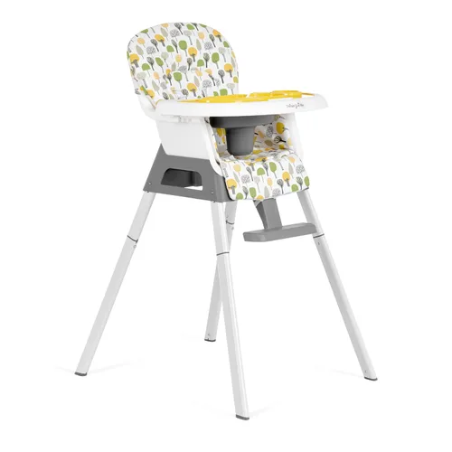 Dream On Me Curio Sit N Seek - Silla alta convertible 3 en 1 para bebé en color lima, bandeja extraíble y ajustable, silla alta portátil, patas