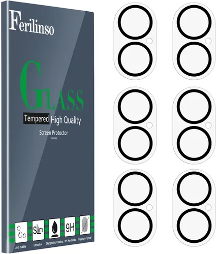 Miniatura 11 de Ferilinso Protector de lente de cámara para iPhone 14, iPhone 15, iPhone 14 Plus, iPhone 15 Plus, protector de lente para iPhone 13 13 Mini