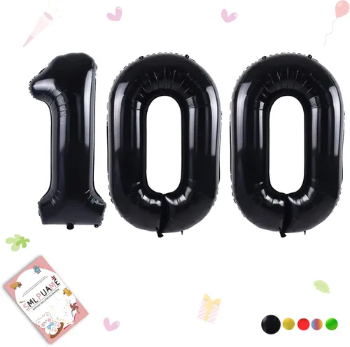 Miniatura 193 de Globos de números de 40 pulgadas del 0 al 9 dorados grandes del número 0, globos digitales para suministros de decoración de celebración de fiesta