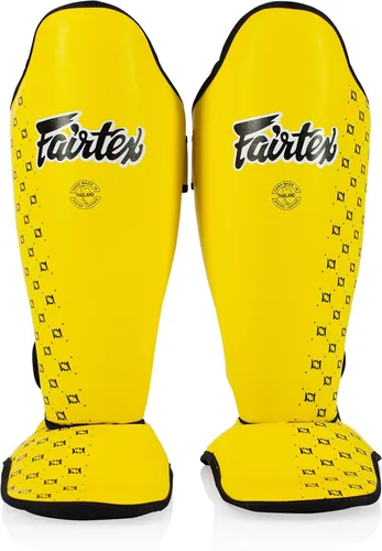 Miniatura 8 de Fairtex Espinilleras SP5 Muay Thai para hombres, mujeres, niños Las espinilleras son premium, ligeras y duraderas Protección extendida para Negro