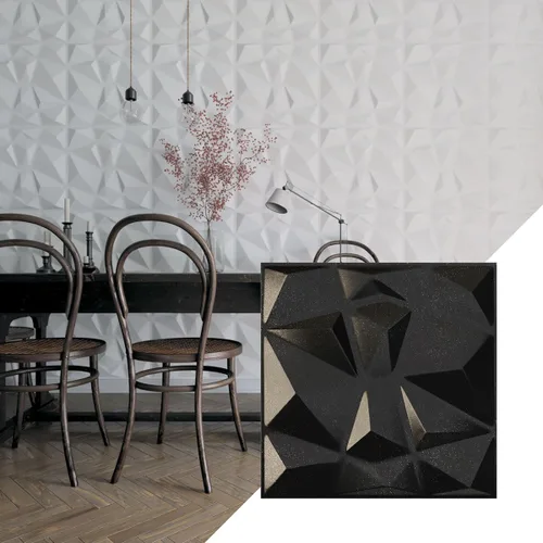 Miniatura 14 de Ekena Millwork 19 5/8 pulgadas de ancho x 19 5/8 pulgadas de alto, Niobe EnduraWall decorativo 3D, laguna satinada (cubre 2.67 pies cuadrados).