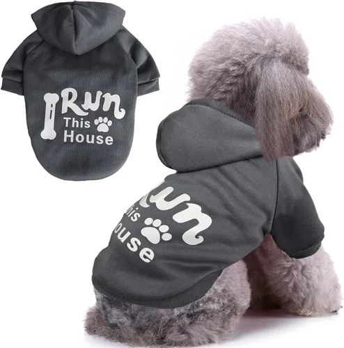 Miniatura 12 de Jecikelon Sudaderas con capucha para perros de invierno, ropa cálida para perros pequeños, chihuahua, abrigo, ropa para cachorros, gatos, disfraz