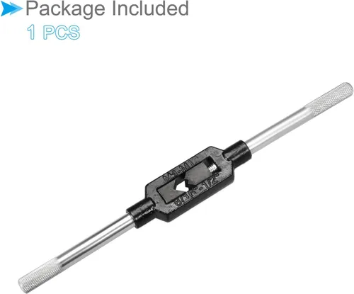 Miniatura 5 de Mango de llave de grifo, ajuste M4-M12 8/16"-1/2" (UNC/UNF), llave inglesa ajustable de un solo extremo, herramienta manual de roscado
