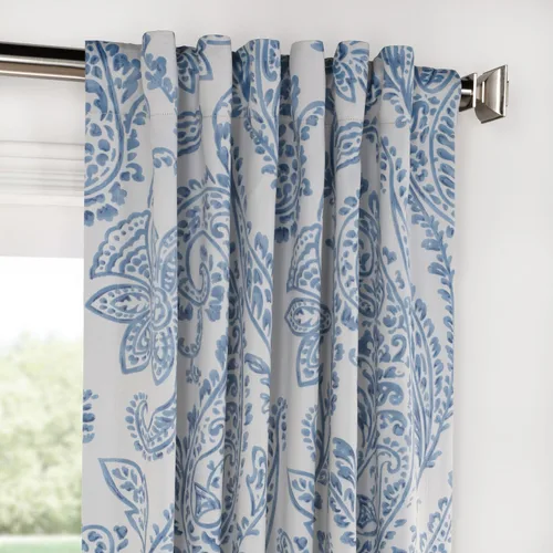 Miniatura 3 de HPD Half Price Drapes Cortinas impresas que oscurecen la habitación para dormitorio, sala de estar 50 X 63 pulgadas (1 panel), BOCH-KC16072-63, Tea