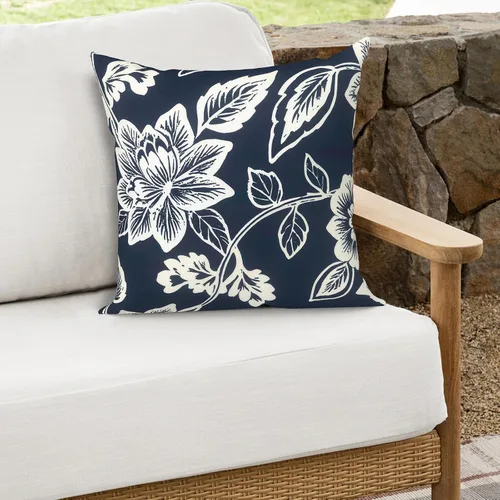 Miniatura 900 de Juego de 2 almohadas para exteriores de 16 x 16 pulgadas, repelentes al agua con interiores, para muebles de patio, hogar, jardín, geometría bohemia