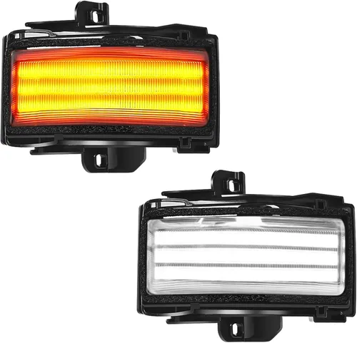 [2 piezas] Marcador de espejo lateral luces intermitentes para Ford F150 F250 F350 F450 F550 Super Duty 2017 2018 2019 2020 2021 2022 2023, lámparas
