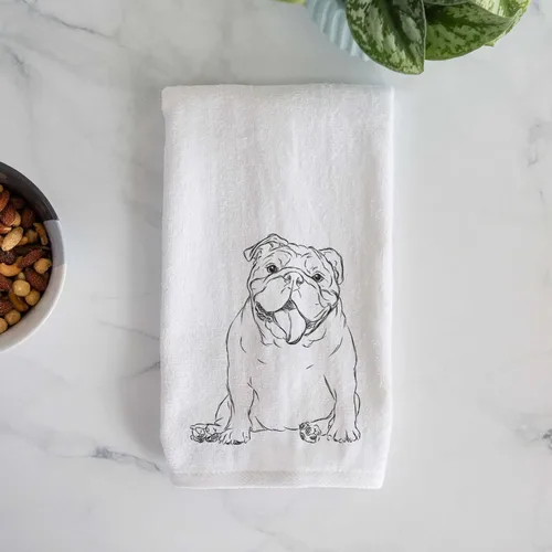 Miniatura 4 de Inkopious Bare Tank The English Bulldog - Toalla de mano decorativa