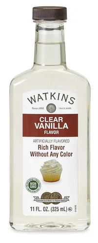 Miniatura 2 de Watkins Sabor a vainilla transparente (11 onzas líquidas) y extracto de almendra pura Watkins (2 onzas líquidas)