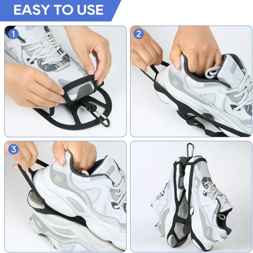 Miniatura 4 de Clip para calzado deportivo y viaje de escalada al aire libre, accesorio deportivo con clip para calzado, cuelga zapatos adicionales, botas o