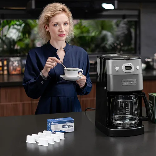 Miniatura 6 de Possiave - Paquete de 12 filtros de café compatibles con Cuisinart, filtro de agua de carbón para Cuisinart, se adapta a todas las máquinas de café
