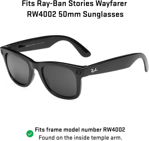 Miniatura 2 de Revant Lentes de repuesto para Ray-Ban Stories Wayfarer RW4002 1.969 in