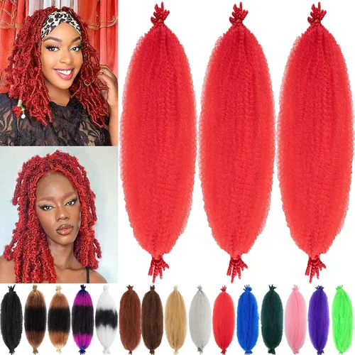 Miniatura 17 de Marley Twist - Cabello trenzado de 10 pulgadas, cabello trenzado preseparado y afro trenzado, 8 paquetes para rastas sintéticas desgastadas
