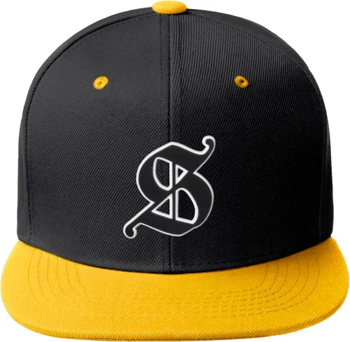 Miniatura 1389 de Daxton Gorra clásica con visera de billete plano con letras del alfabeto inglés antiguo de la A a la Z
