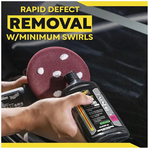 Miniatura 8 de Meguiar's Mirror Glaze M10508 - Compuesto ultracortado, fórmula de grado profesional con acción de corte rápida que elimina arañazos, remolinos
