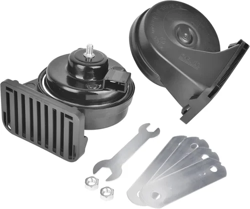 Kit de bocina de repuesto para automóvil para Toyota, 12 V, impermeable, eléctrico, de tono alto/bajo, bocina de caracol con rejilla mejorada