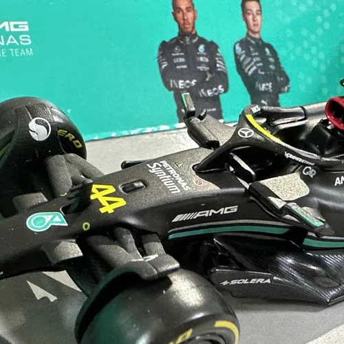 Miniatura 4 de HTLNUZD Bburago 2023 1:43 F1Mercedes AMGW14#44 para Lewis Hamilton Formula One W14#44 1/43 Aleación Racing Die Cast Car Static Adult Collection