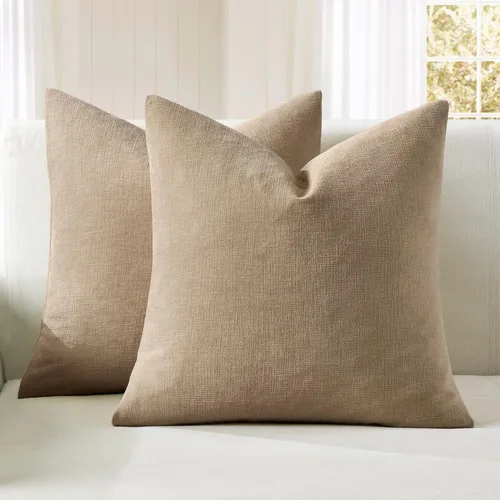 Miniatura 13 de MIULEE Juego de 2 fundas de almohada cuadradas decorativas de felpilla suave de 20 x 20 pulgadas para sofá, sala de estar y cama de color verde oliva