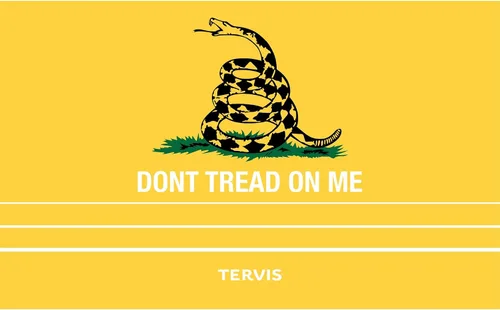 Miniatura 2 de Tervis Traveler Gadsden - Vaso aislado de triple pared con la bandera Don't Tread On Me (Don't Tread On Me), vaso de viaje mantiene las bebidas