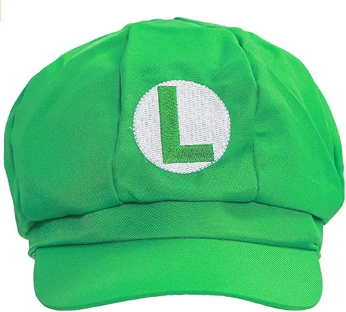 Miniatura 2 de EIKOU Gorra unisex de Super Mari Bros para cosplay de Mari Luigi