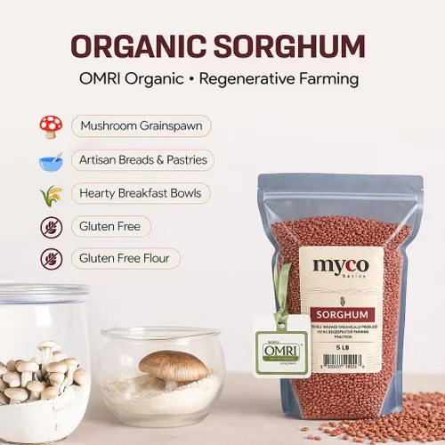 Miniatura 3 de Mycology Basics - Sorgo orgánico (2.0 libras)
