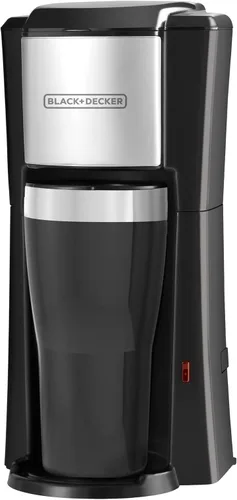 Black + Decker cafetera, individual (de una sola ración), Negro, CM618