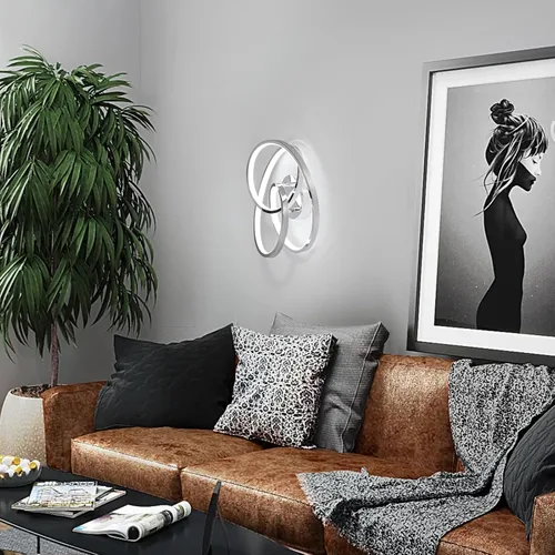 Miniatura 7 de Lámparas de Techo LED, 36W Lámpara de Techo LED Moderna de Montaje al Ras, Blanco Frío 6000K Luces de Techo Cercanas al Techo para Pasillo
