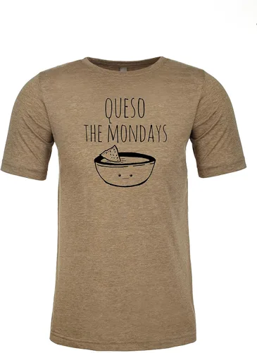 Miniatura 14 de Moonlight Makers Camiseta gráfica para hombre, camiseta divertida, camisas con refranes de queso, gris jaspeado o índigo