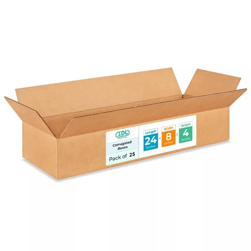 Miniatura 68 de IDL Packaging Paquete de 5 cajas de envío altas de 8 x 8 x 48 pulgadas, extra resistentes de 200 libras frente a caja regular, cajas de mudanza