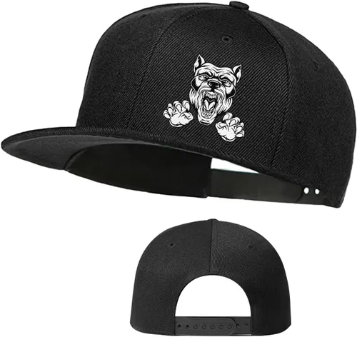 Mens Snapback Hats Flat Bill Brim Hats for Men Baseball Cap Fitted Hats Skull Decor Skeleton Hand Rose Flower Floral Ira Pitbull