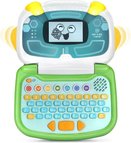 Miniatura 4 de LeapFrog ABC y 123 Laptop para preescolares de 3 a 7 años, color verde