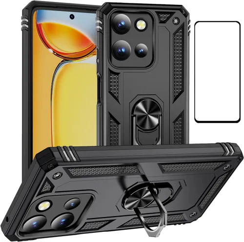 Miniatura 90 de Funda para Xiaomi redmi Note 12 Pro Plus 5G con protector de pantalla, soporte delgado protección militar a prueba de golpes Armor Defender Funda