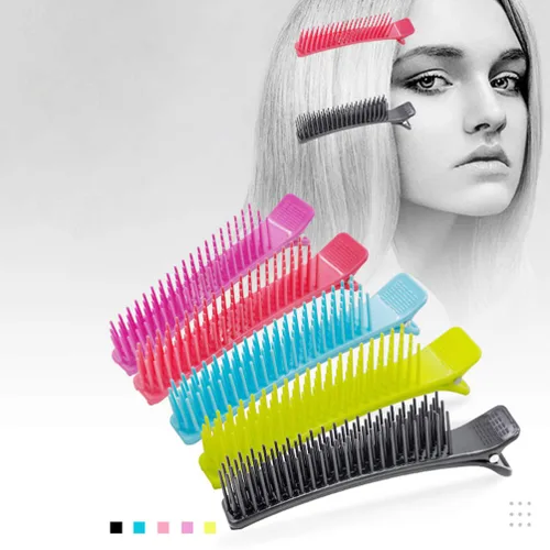 Miniatura 7 de Uonlytech 2 pinzas para el cabello para corte de peinado, pinzas de peluquería, pinzas para el cabello para mujeres y niñas, tamaño grande