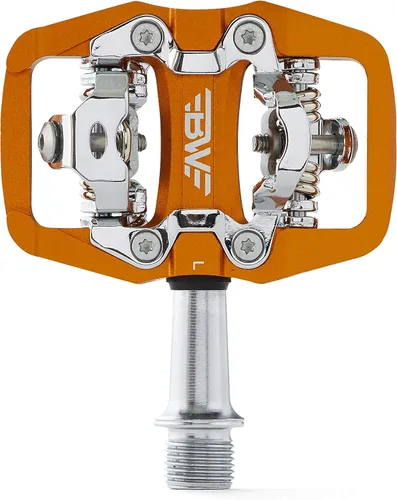 Miniatura 9 de Rock Garden Pedal plano - Pedales de bicicleta MTB sin clip compatibles con SPD Rojo